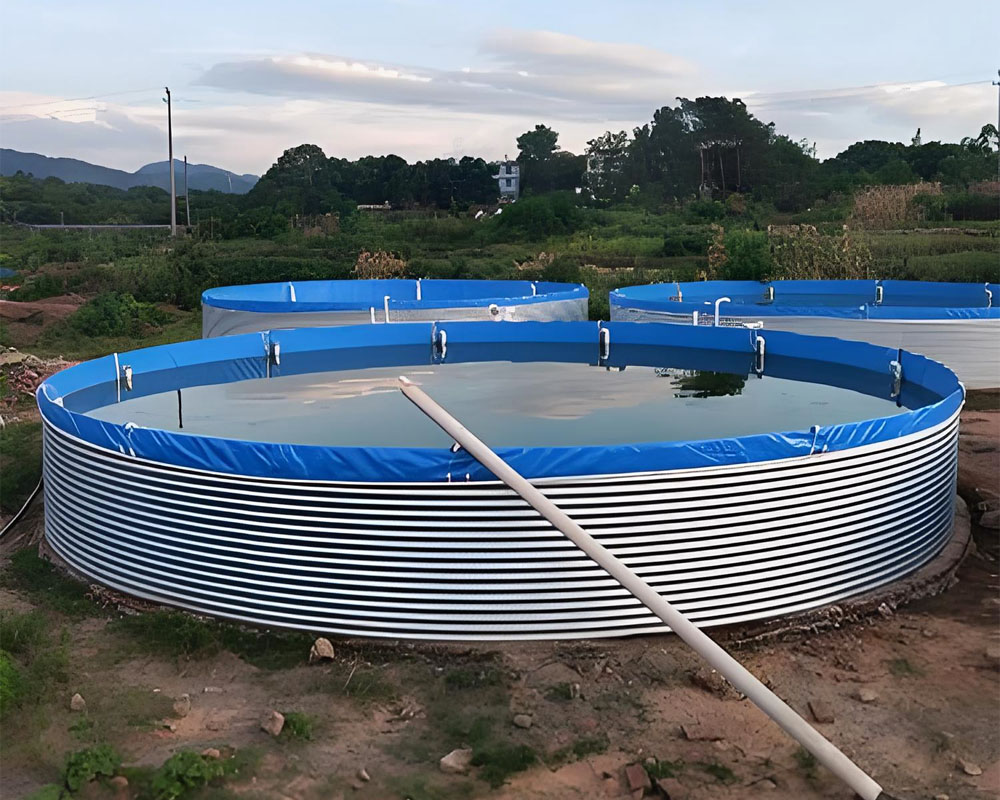 Round Modular Corrugated Metal Water Storage Tanks Round Modular Corrugated Metal Water Storage Tanks