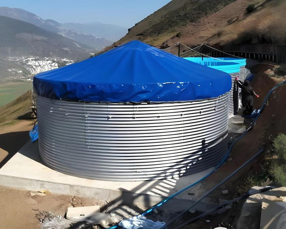 Round Tarpaulin Farming Aquaculture Tanks
