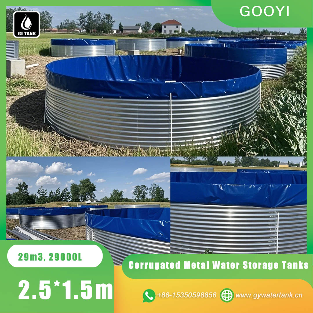 Corrugated Metal Water Tanks
