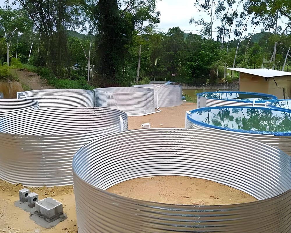 How to Install Corrugated Galvanized Steel Tank
