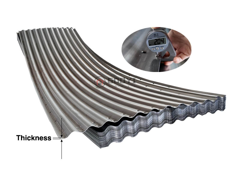 Corrugated Galvanized Steel Sheets Water Storage Tank Steel Panel Thickness
