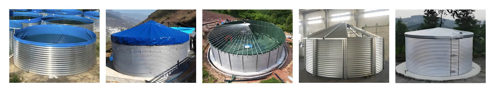 Corrugated Steel Tanks Top Cover Roof