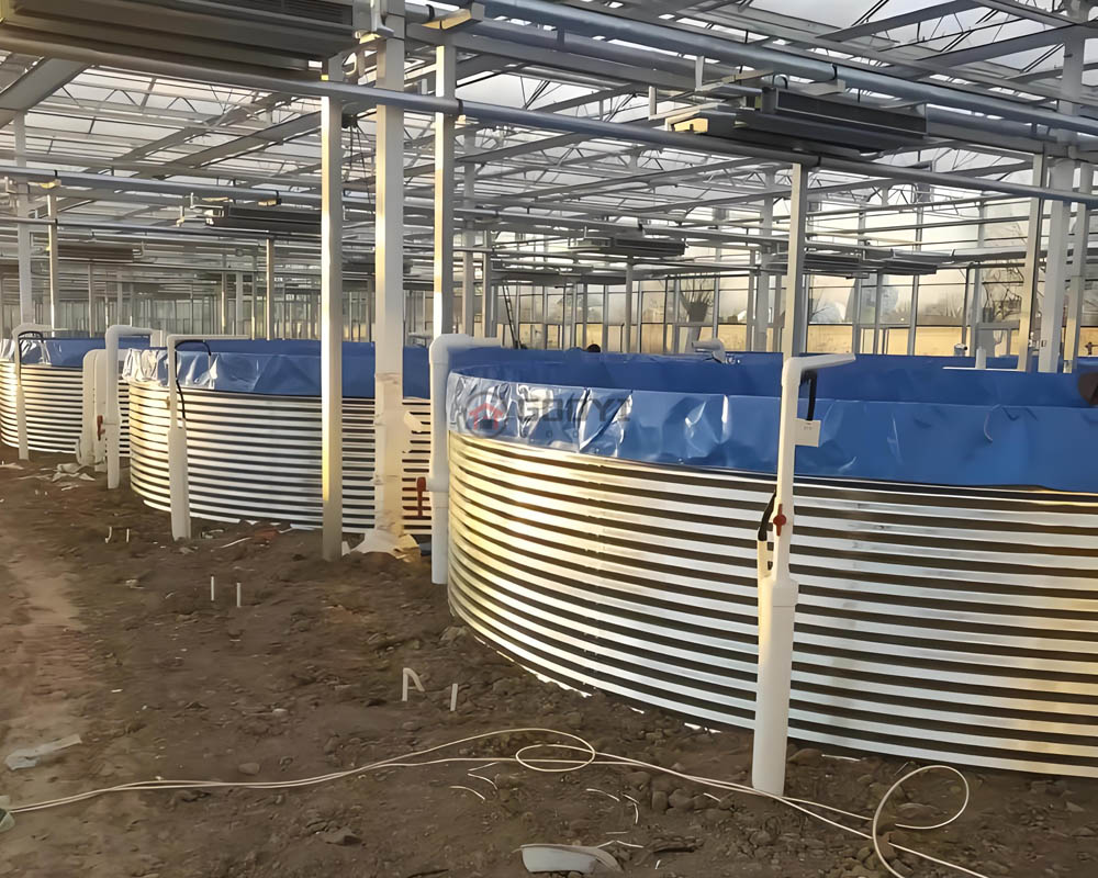 Round Corrugated Steel Fish Tank4