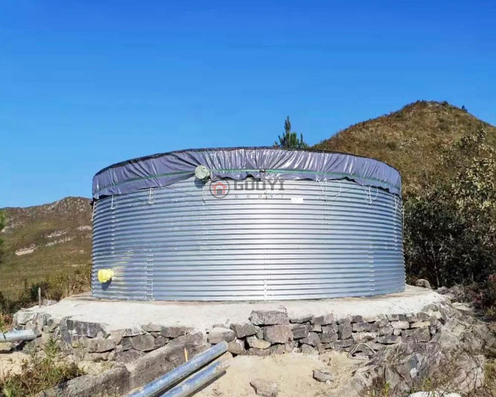 Round Corrugated Steel Fish Tank5