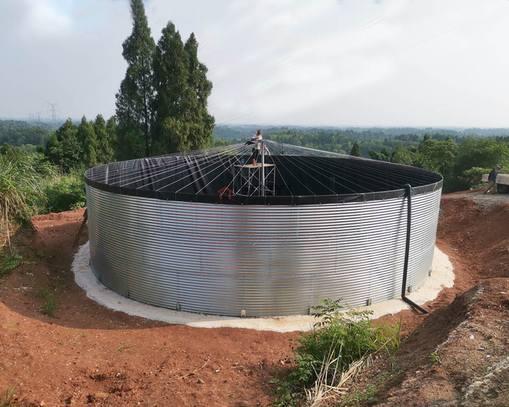 Round Corrugated Steel Fish Tank8