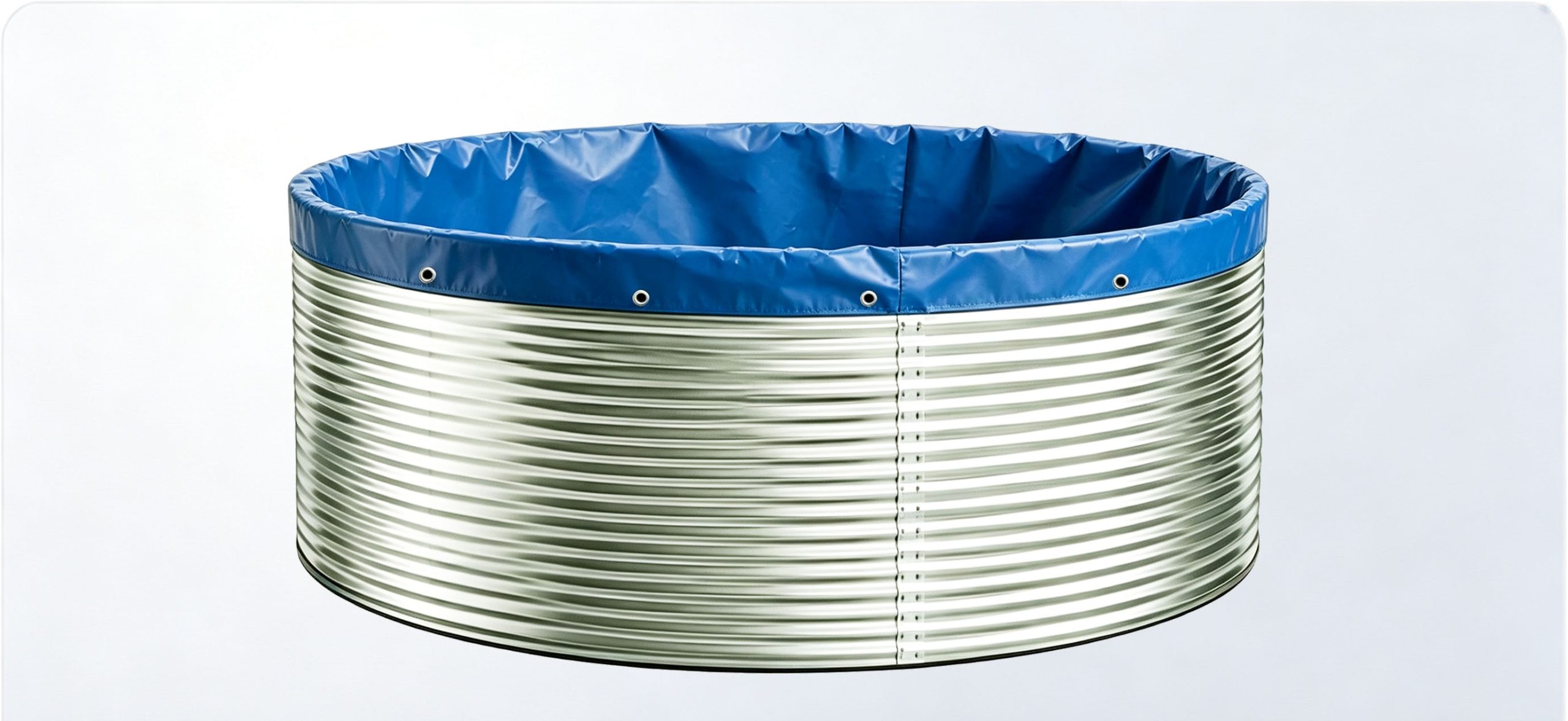 Corrugated Galvanized Steel Fish Tank , Water Tanks