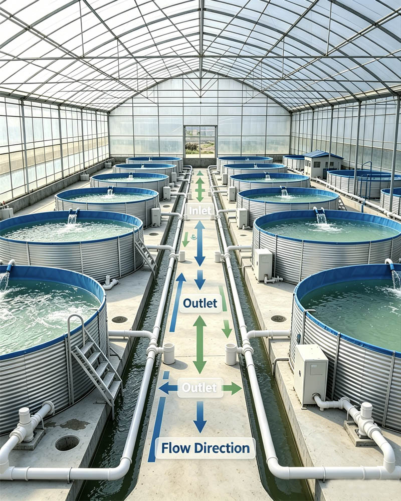 Corrugated Steel Water Tank For Fish Farming