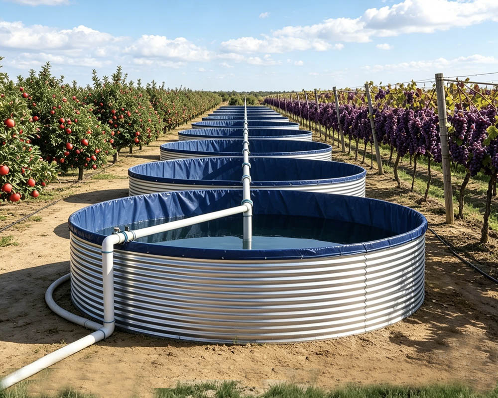 Prefabricated Corrugated Steel Water Tank