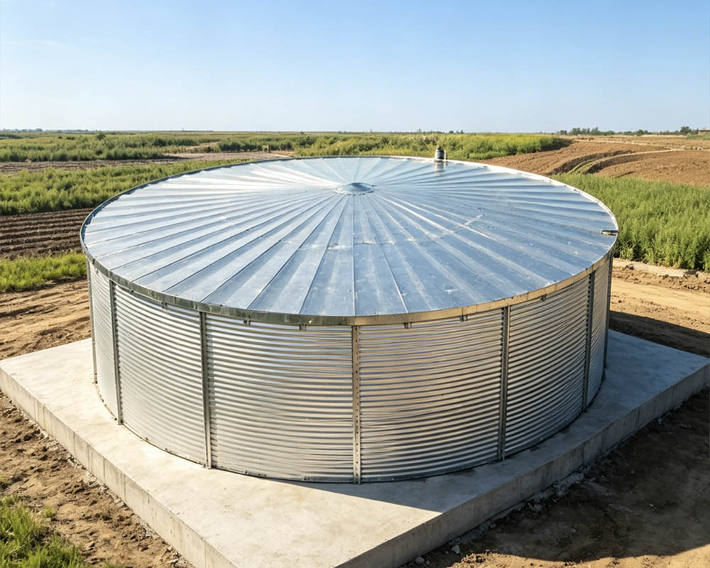 Round Corrugated Galvanized Water TankTank